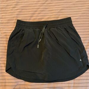 HALARA Black Athletic Skort with Drawstring